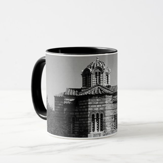 Vintage Grekland Atens kyrka i Heligan Apostles Mugg (Framsida vänster)
