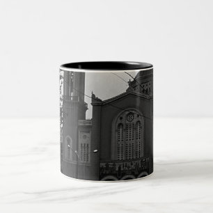 Vintage Grekland Atens kyrka Två-Tonad Mugg