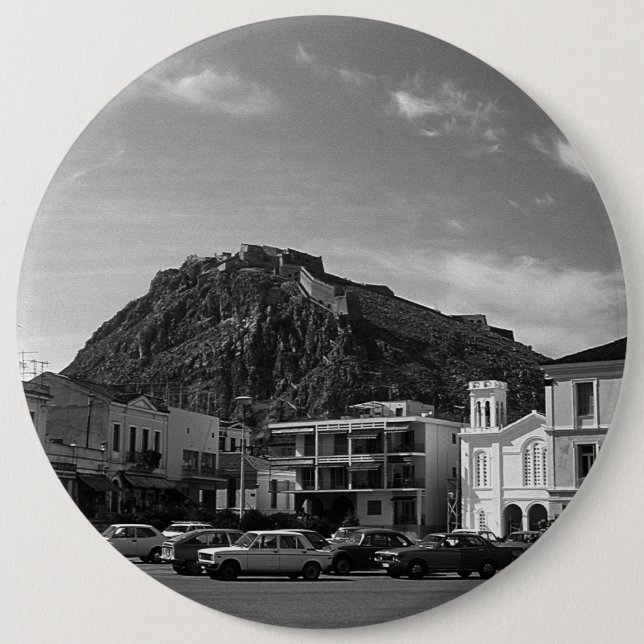 Vintage Grekland Nafplion Venetian castle 1970 Knapp (Framsida)