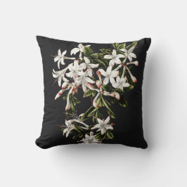 Vintage Gren i White Azaleas i Bloom Kudde