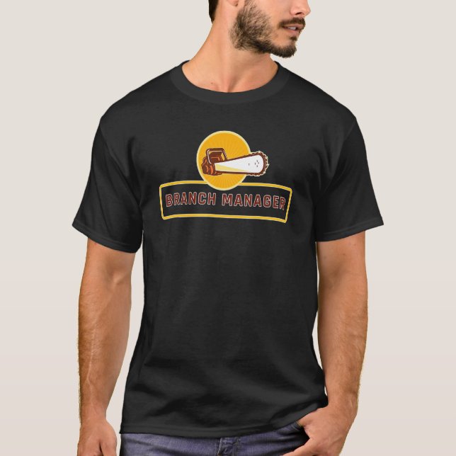 Vintage Gren Manager Lumberjack T Shirt (Framsida)