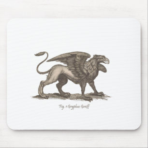 Vintage griffin (gryphus greiff) illustration. musmatta