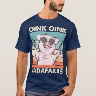 Vintage Gris Oink Oink Madafakas World Boskap T Shirt