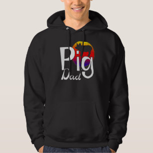 Vintage Gris Retro Sunset Funny Farmingbonde Hoodie