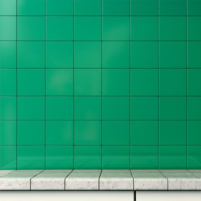 Vintage grön skogsvägg | Minimal fyrkant Kakelplatta (Green Color Wall Tiles)