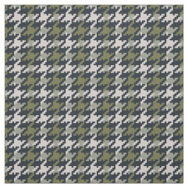 Vintage grönt Houndstooth plaid mönster Tyg