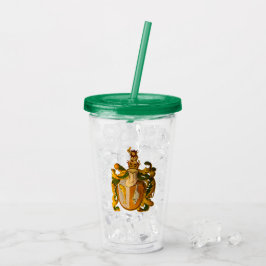 Vintage Grönt och Guld Pisces Jackar Arm Take Away Mugg