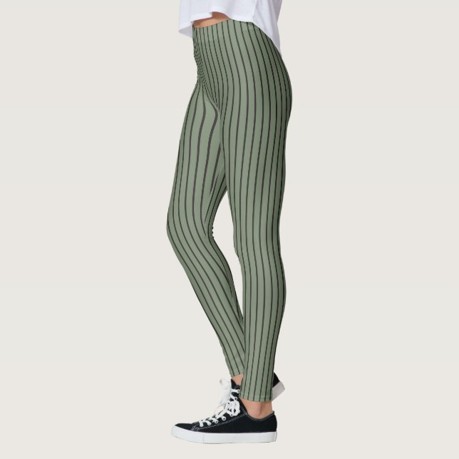 Vintage Grönt Rand Leggings (Vänster)