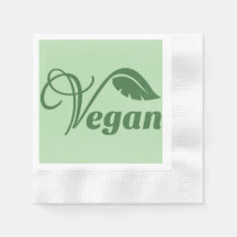 Vintage Grönt Vegan Logotyp Löv