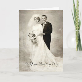 Vintage, groom, Grattisar Kort
