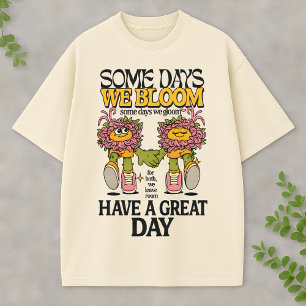 Vintage Groovy Blomvänner Grafisk Inspiration T Shirt