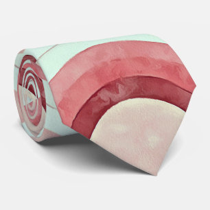 Vıntage Groovy Rainbow Design in Coral and Desert Slips
