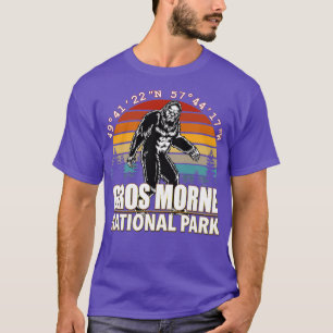 Vintage Gros Morne nationalpark Bigfoot med GPS T Shirt