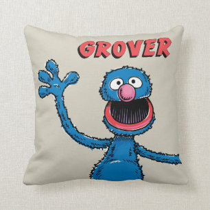 Vintage Grover Kudde