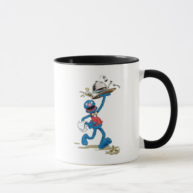 Vintage Grover som servitör Mugg (Höger)