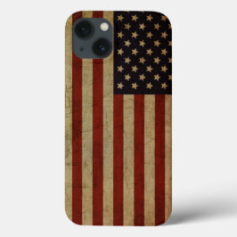 Vintage Grunge amerikansk flagga