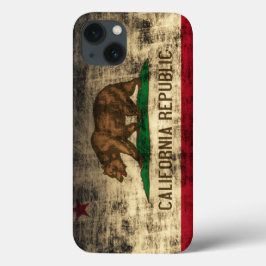 Vintage Grunge California Flagga