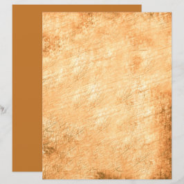 Vintage Grunge Pastel Orange Scribble Art