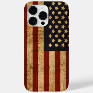Vintage Grunge Patriotic USA American Flagga