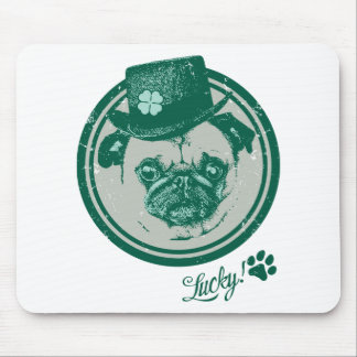 Vintage Grunge St patrick's day Pug Tees Musmatta
