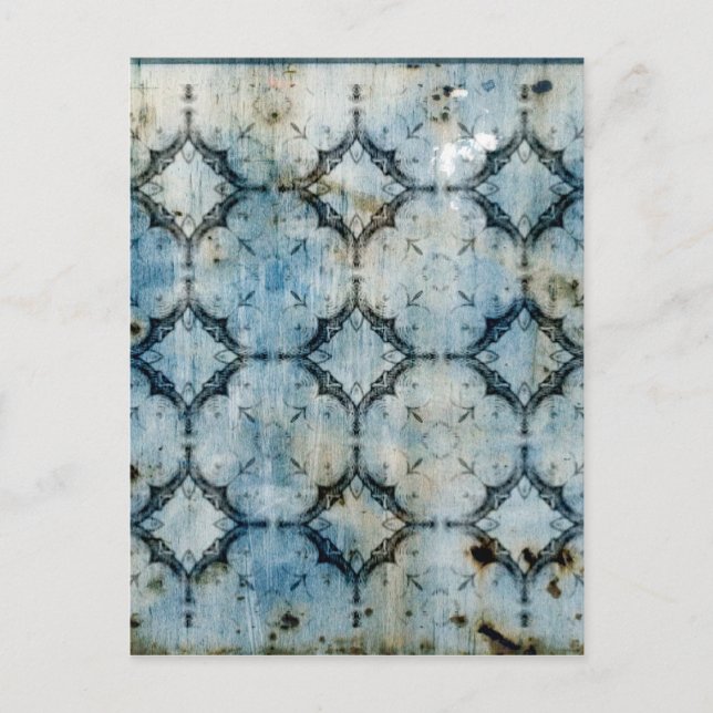 Vintage Grunge Struktur Vykort (Framsida)