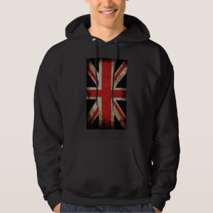 Vintage Grunge UK Flagga Munkjacka