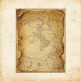 Vintage Grungy Karta Skrapbook Papper