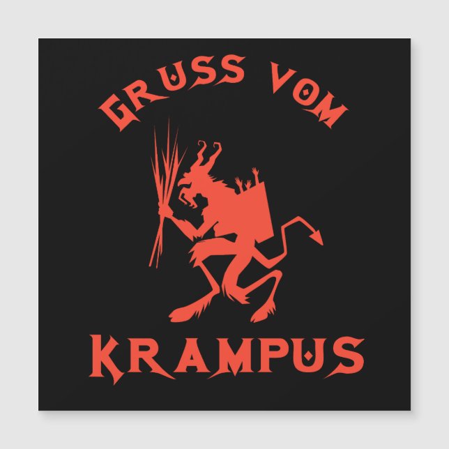 Vintage Gruss vom Krampus (Framsida)
