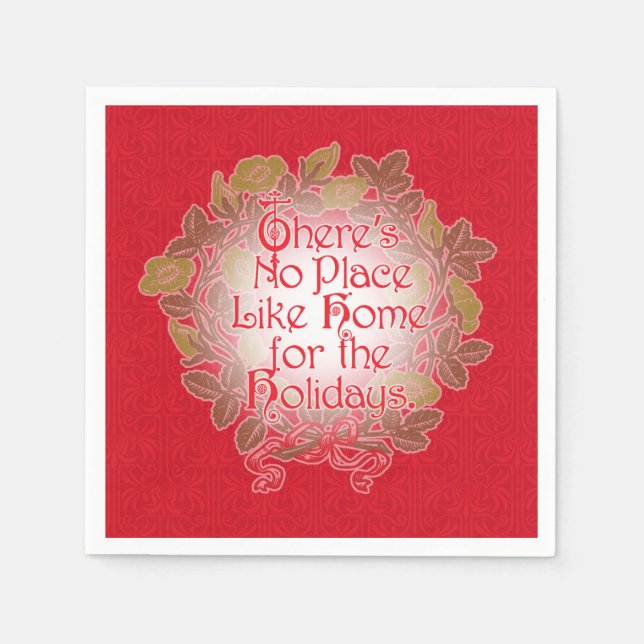 VINTAGE GUARD FÖR OZ CHRISTMAS NAPKINS PAPPERSSERVETT (Framsidan)