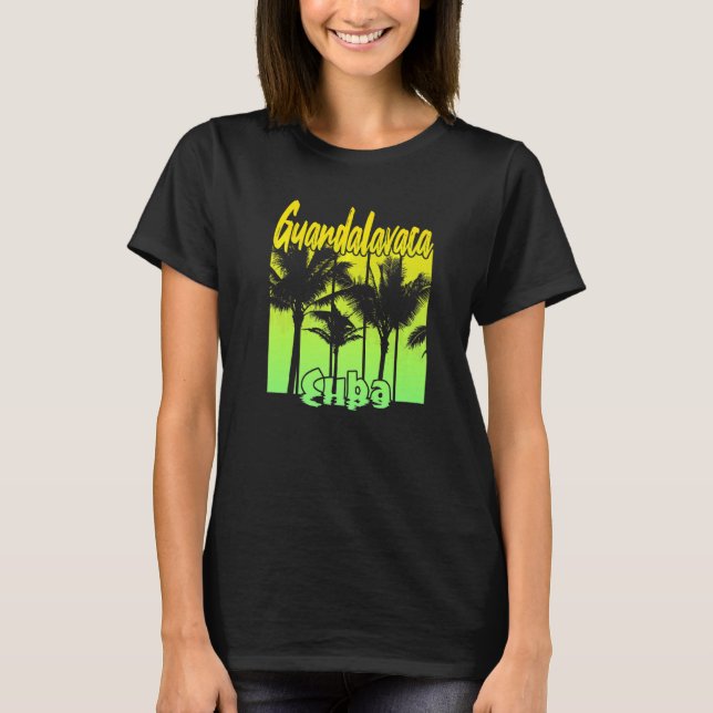 Vintage Guardalavaca Cuba T Shirt (Framsida)