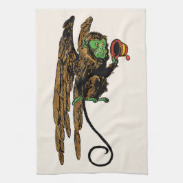 Vintage Guide of Oz, Evil Flies Monkey Hat Kökshandduk