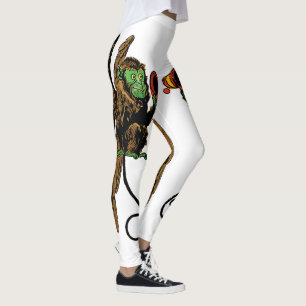 Vintage Guide of Oz, Evil Flies Monkey Hat Leggings