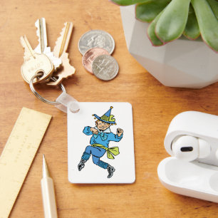 Vintage-guide till Oz, Cute Dancing Boy Munchkin! Nyckelring