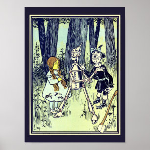 Vintage-guiden i Oz, Dorothy möter Tinman Poster