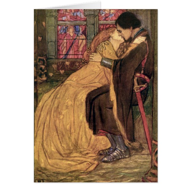 Vintage - Guinevere, Hälsningskort (Framsidan)