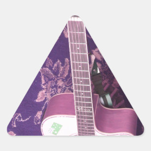 Vintage Guitar: African Vibe Stil Dream Triangelformat Klistermärke