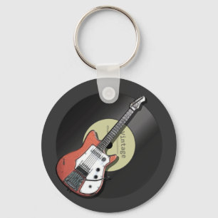 Vintage Guitar Nyckelring