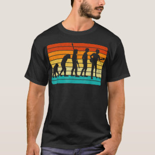 Vintage Guitar Player Design Guitarist I Retro Evo T Shirt