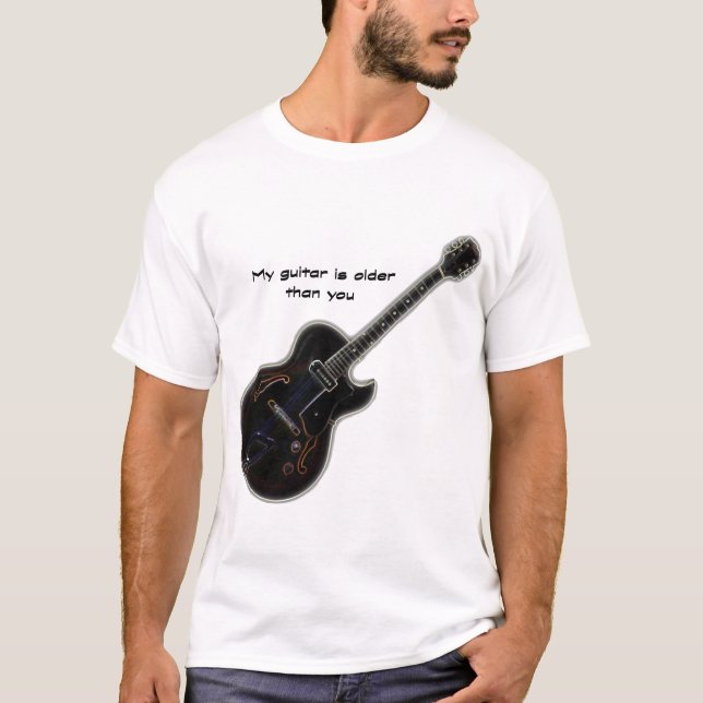 Vintage Guitar T-Shirt (Framsida)