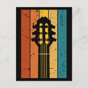 Vintage guitar vykort