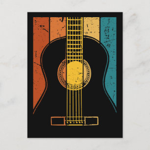Vintage guitar vykort