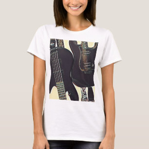 Vintage guitarist födelsedagspresent t shirt