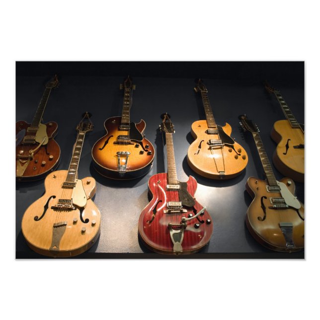 Vintage Guitars Fototryck (Framsidan)