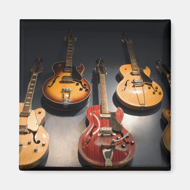 Vintage Guitars Magnet (Framsidan)