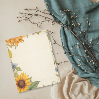 Vintage gul solfjäder- scrapbookpapper
