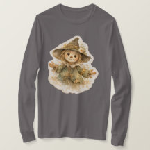 Vintage Guld Äng Långärmad T-Shirt