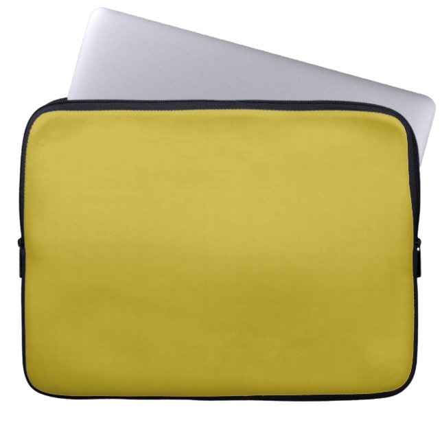 Vintage Guld Enfärgad Ovanlig Laptop Fodral (Framsidan)