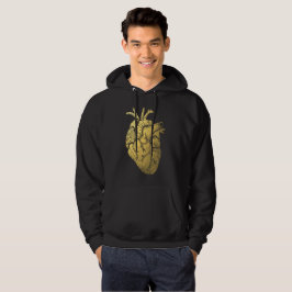 Vintage Guld Heart Manar Hooded Sweatshirt