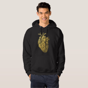 Vintage Guld Heart Manar Hooded Sweatshirt
