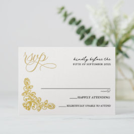 Vintage Guld OSA Kort